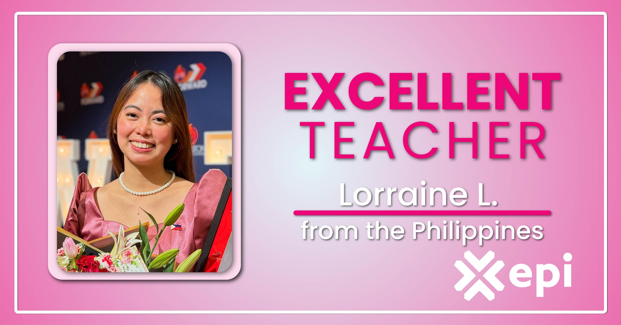 A certified RCCian received a “𝐋𝐞𝐚𝐝𝐢𝐧𝐠 𝐰𝐢𝐭𝐡 𝐭𝐡𝐞 𝐇𝐞𝐚𝐫𝐭” award from Educational Partners International (EPI)